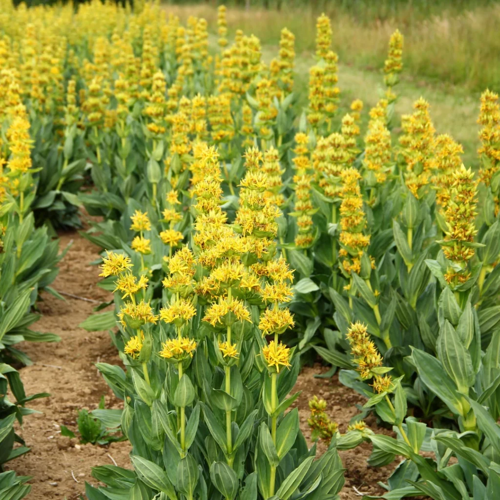quand planter des gentiane jaune